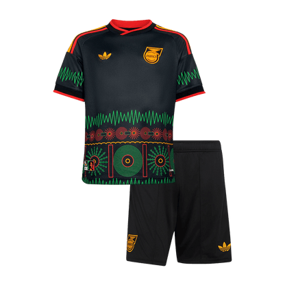 Jamaica Kids Away Soccer Kit World Cup 2026 Black