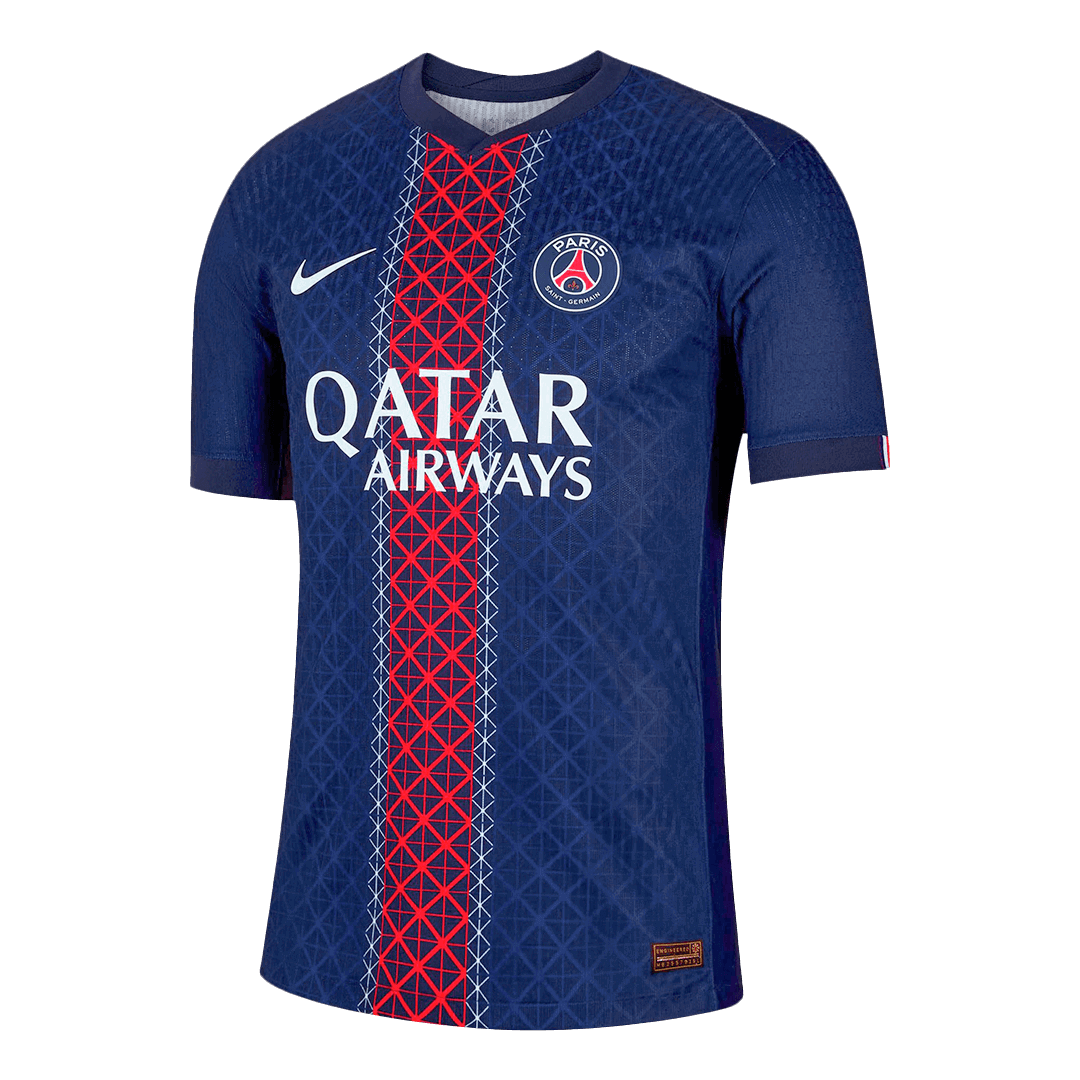 KVARATSKHELIA #7 PSG Mens Home Soccer Jersey 2025/26 Navy - Player Version