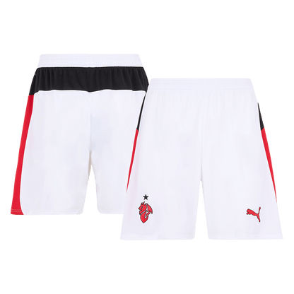 AC Milan Mens Away Soccer Shorts 2025/26 White