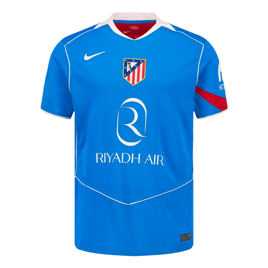 Atletico Madrid Mens Third Away Soccer Jersey 2025/26 Blue