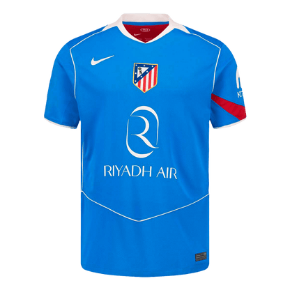 Atletico Madrid Mens Third Away Soccer Kit 2025/26 Blue