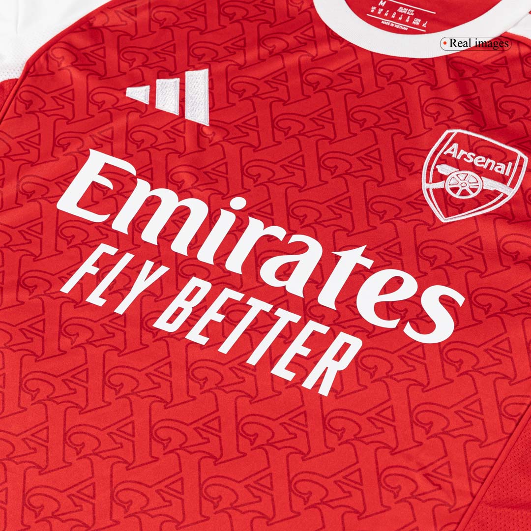 Arsenal Mens Home Soccer Full Set 2025/26 Red [PREMIUM]
