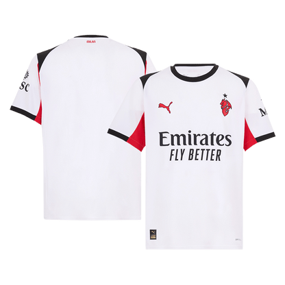 AC Milan Mens Away Soccer Jersey 2025/26 White