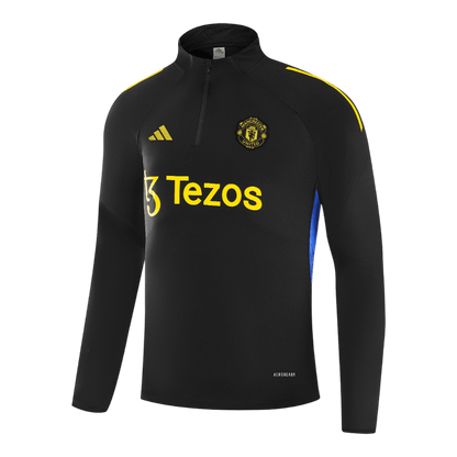 Manchester United Kids Training Tracksuit Kit 2025/26 Black