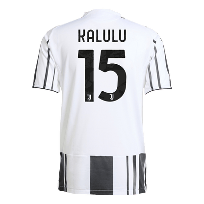 KALULU #15 Juventus Mens Home Soccer Jersey 2025/26 Black&White - Player Version