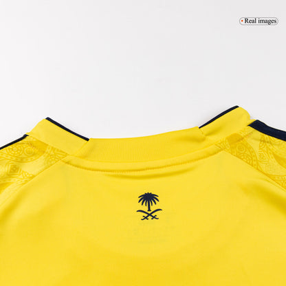 Al Nassr Mens Home Soccer Jersey 2025/26 Yellow