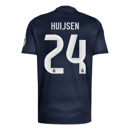 HUIJSEN #24 Real Madrid Mens Away Soccer Jersey 2025/26 Navy [PREMIUM]