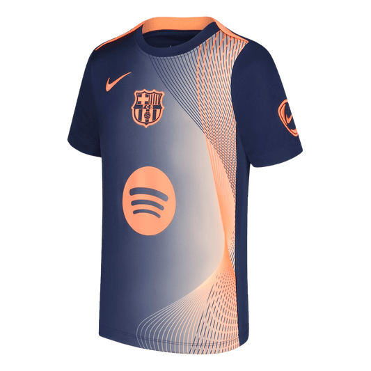 Barcelona Mens Soccer Jersey 2025/26 Orange&Black