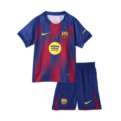 Barcelona Kids Home Soccer Kit 2025/26 Red&Blue [PREMIUM]