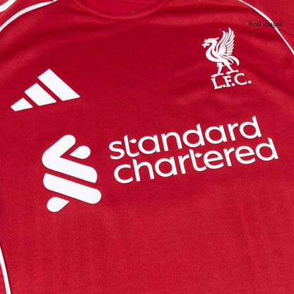 VIRGIL #4 Liverpool Mens Home Soccer Jersey 2025/26 Red - Player Version