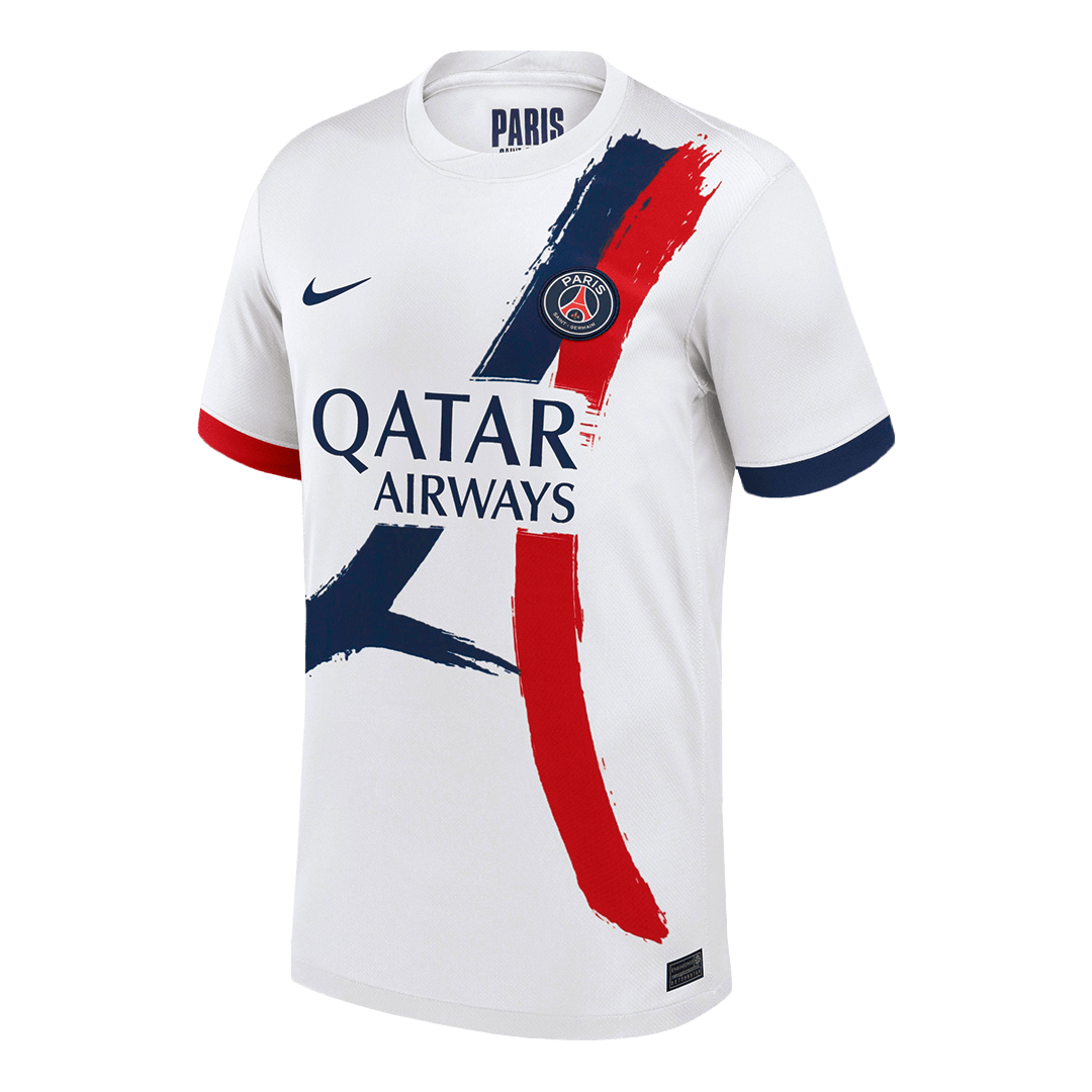HAKIMI #2 PSG Mens Away Soccer Jersey 2025/26 White