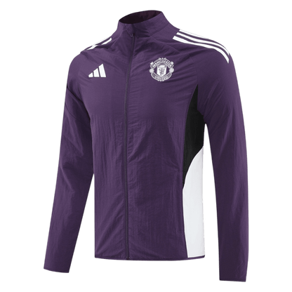 Manchester United Mens Windbreaker Jacket 2025/26 Purple