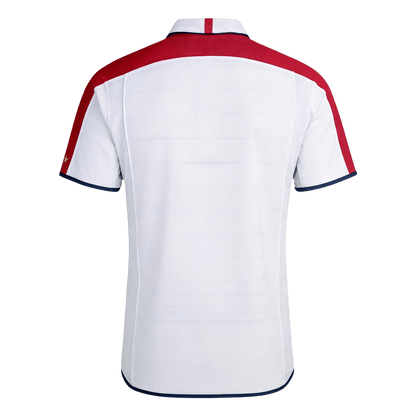 Retro England Mens Home Soccer Jersey 2004 White
