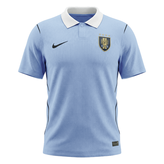 Uruguay Mens Home Soccer Jersey World Cup 2026 Blue