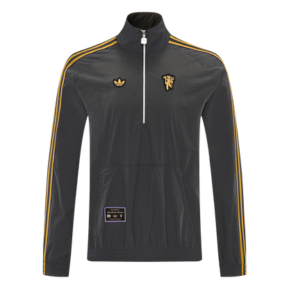 Manchester United Mens Windbreaker Jacket 2026 Gray