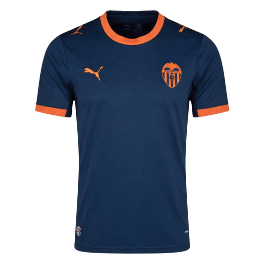 Valencia Mens Away Soccer Jersey 2026/27 Blue