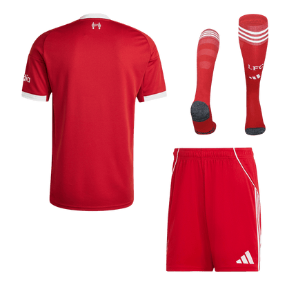 Liverpool Mens Home Soccer Full Set 2025/26 Red