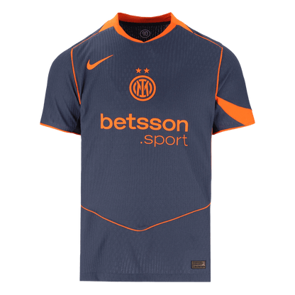 Inter Milan Mens Third Away Soccer Jersey 2025/26 Navy - Player Version