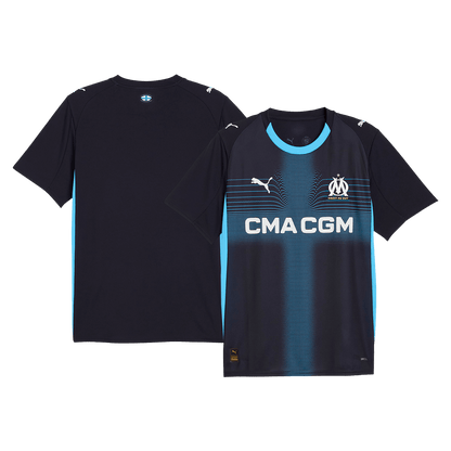 Marseille Mens Away Soccer Jersey 2025/26 Navy