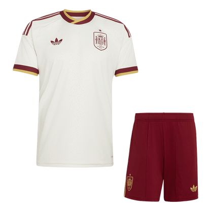 Spain Mens Away Soccer Kit World Cup 2026 White