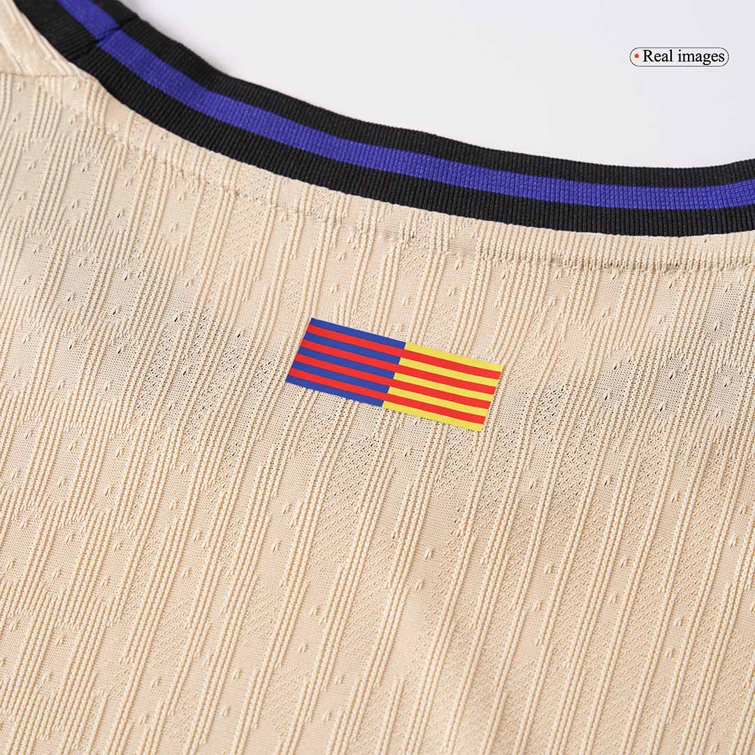 RASHFORD #14 Barcelona Mens Away Soccer Jersey UCL 2025/26 Yellow - Player Version
