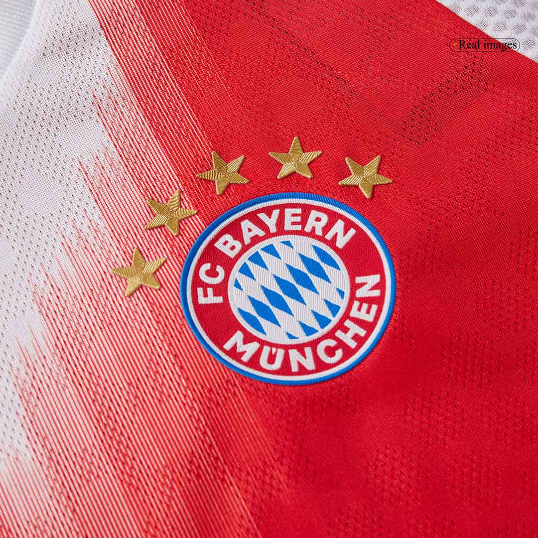 OLISE #17 Bayern Munich Mens Home Soccer Jersey 2025/26 Red - Player Version