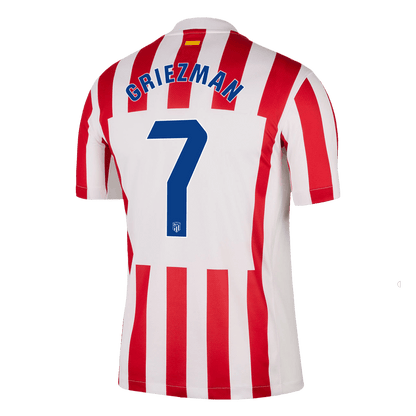 GRIEZMANN #7 Atletico Madrid Mens Home Soccer Jersey 2025/26 Red&White