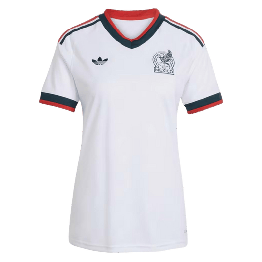 Mexico Womens Away Soccer Jersey World Cup 2026 White