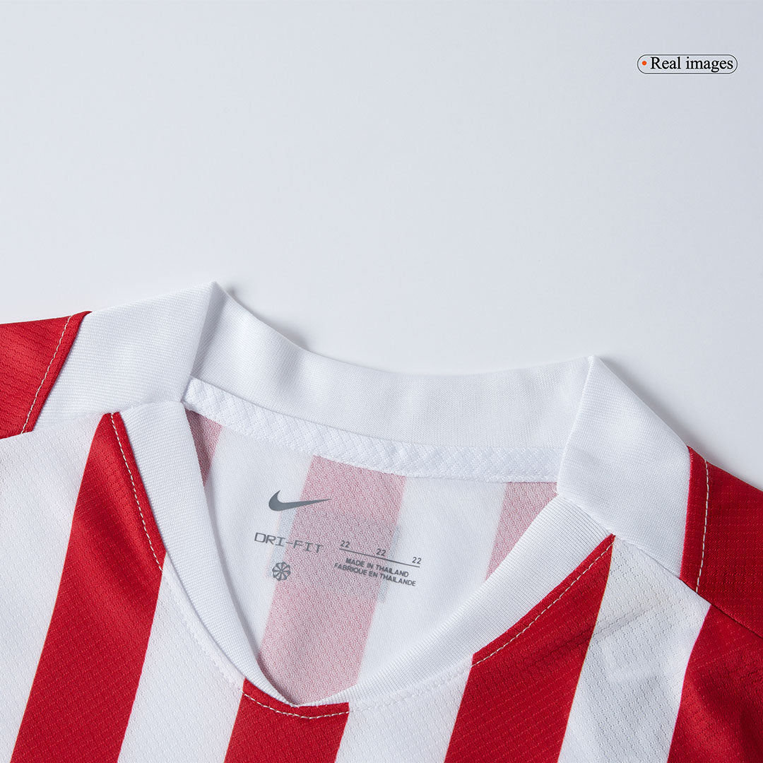 Atletico Madrid Kids Home Soccer Full Set 2025/26 Red&White