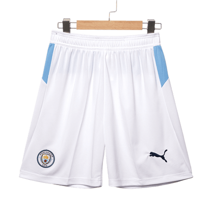 Manchester City Mens Home Soccer Shorts 2025/26 White