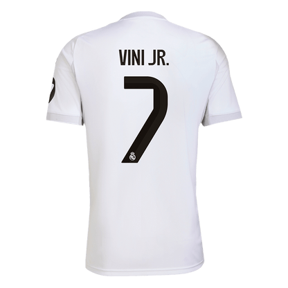 VINI JR. #7 Real Madrid Mens Home Soccer Jersey 2025/26 White [PREMIUM]