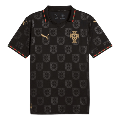 Portugal Mens Soccer Jersey World Cup 2026 Black