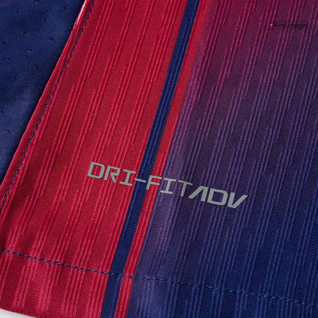 LEWANDOWSKI #9 Barcelona Mens Home Soccer Jersey 2025/26 Red&Blue - Player Version