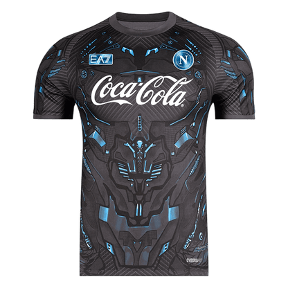 Napoli Mens Pre-Match Soccer Jersey 2025/26 Black