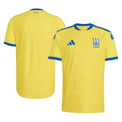 Ukraine Mens Home Soccer Jersey World Cup 2026 Yellow