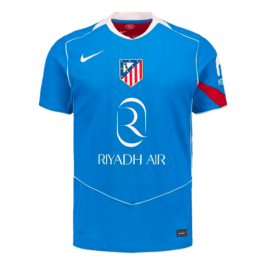 Atletico Madrid Mens Third Away Soccer Jersey 2025/26 Blue - Player Version