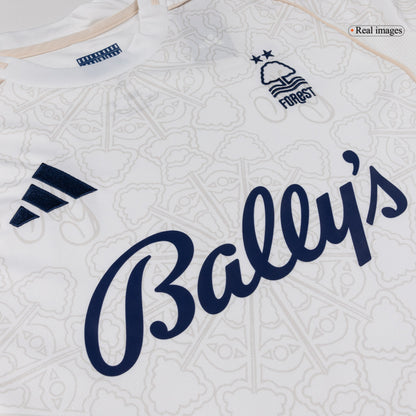 Nottingham Forest Mens Away Soccer Jersey 2025/26 White