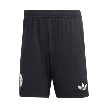 Juventus Mens Third Away Soccer Shorts 2025/26 Black