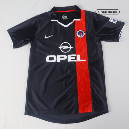 Retro PSG Mens Home Soccer Jersey 2001/02 Navy