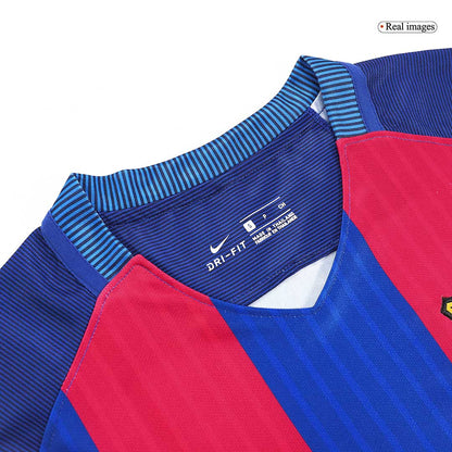 Retro Barcelona Mens Home Soccer Jersey 2016/17 Red&Blue