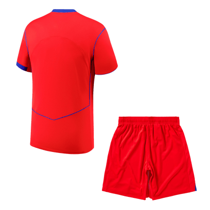 PSG Mens Third Away Soccer Kit 2025/26 Red