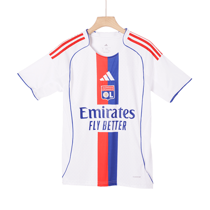 Olympique Lyonnais Mens Home Soccer Jersey 2025/26 White