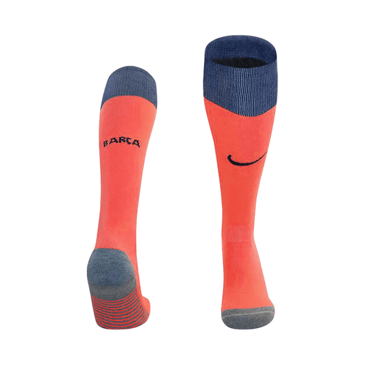 Barcelona Kids Third Away Soccer Socks 2025/26 Orange [PREMIUM]