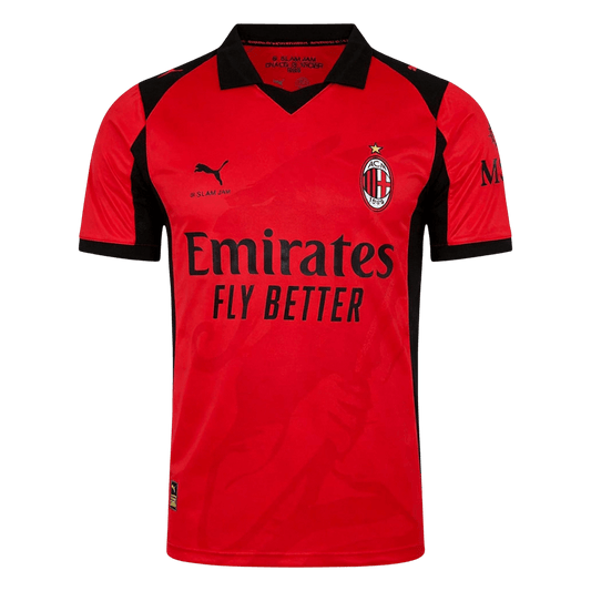 AC Milan Mens Soccer Jersey 2025/26 Red