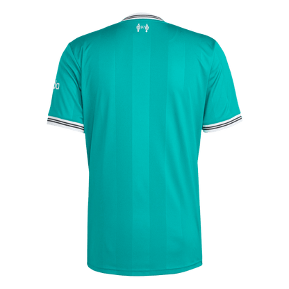 Liverpool Mens Third Away Soccer Kit 2025/26 Green
