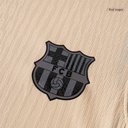 LAMINE YAMAL #10 Barcelona Mens Away Soccer Jersey 2025/26 Yellow - Player Version