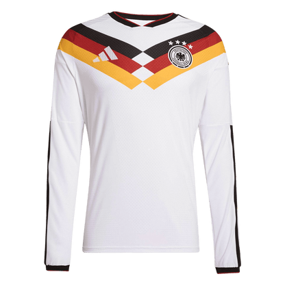 Germany Mens Home Long Sleeve Soccer Jersey World Cup 2026 White