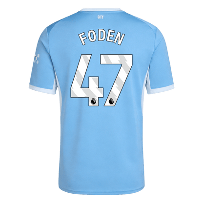 FODEN #47 Manchester City Mens Home Soccer Jersey 2026/27 Blue