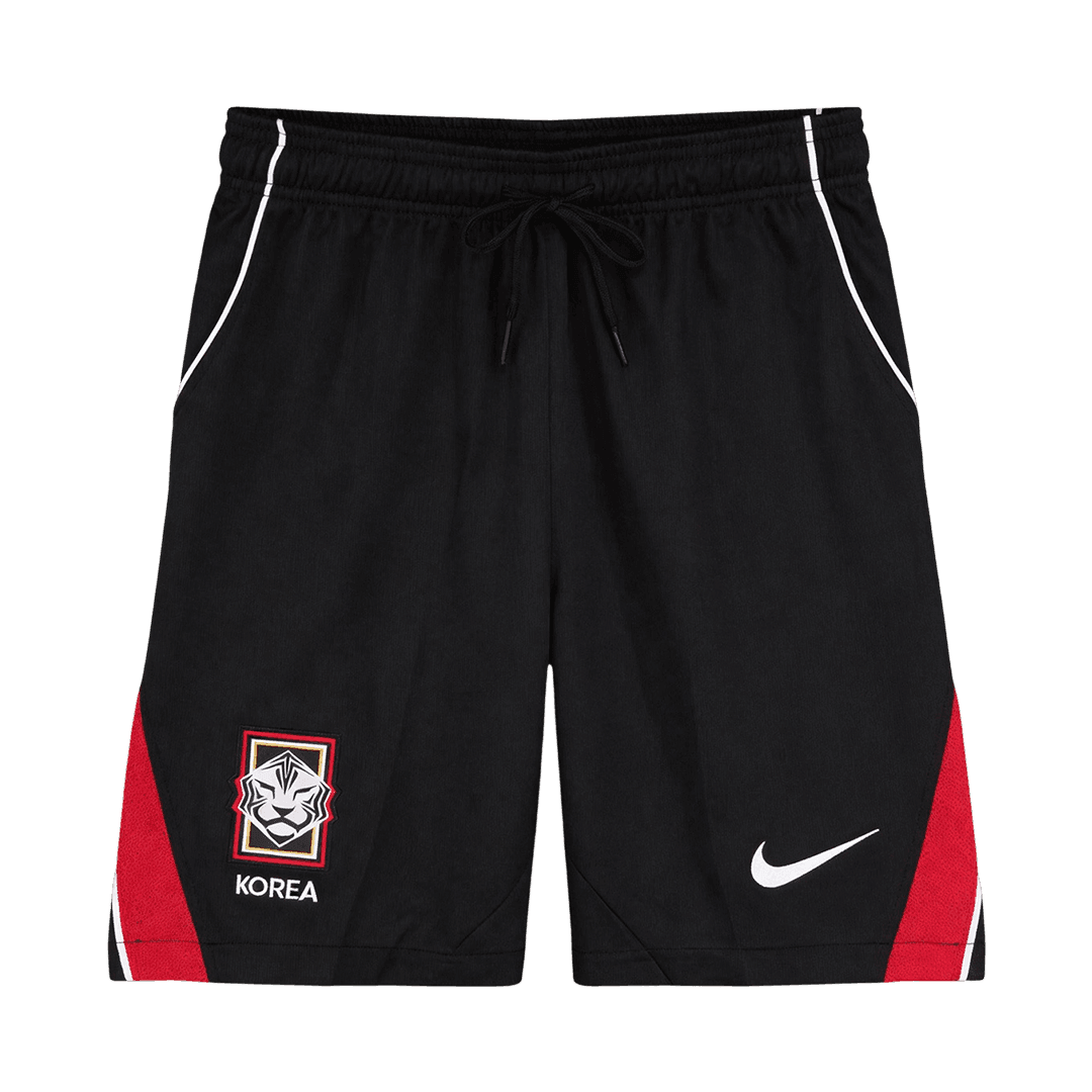 South Korea Mens Home Soccer Shorts World Cup 2026 Black