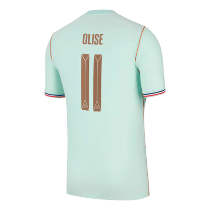 OLISE #11 France Mens Away Soccer Jersey World Cup 2026 Blue